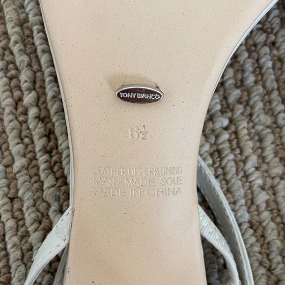 Tony Bianco cream studded strappy heels - Picture 7 of 9